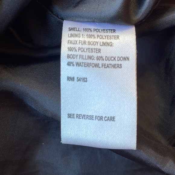 Calvin Klein black down jacket hooded plus size 3X - Picture 13 of 15